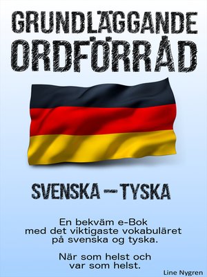 cover image of Grundläggande ordförråd Svenska--Tyska